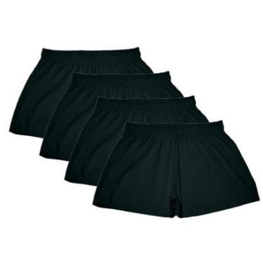 Imagem de Kit 4 Shorts Feminino Esportivo Treino Academia-Feminino