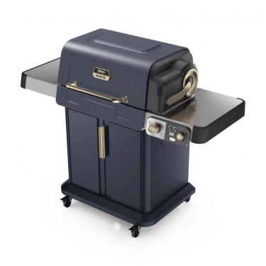 Imagem de Churrasqueira Ninja FlexFlame 3 Queimadores Gás Propano e Elétrica 5 em 1 Azul 400W 110V