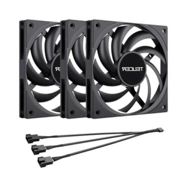 Imagem de Ventoinha Ultrafina De 120mm Para Gabinete De PC, 15mm, 4 Pinos PWM, 8