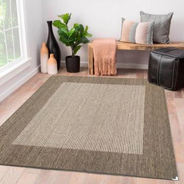 Imagem de Tapete Sisal Moldura 200x150 Simples Antiderrapante - Lancer, Mescla15