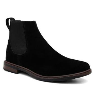 Imagem de Bota Botina Chelsea Masculina Em Couro Confortável Casual-Masculino