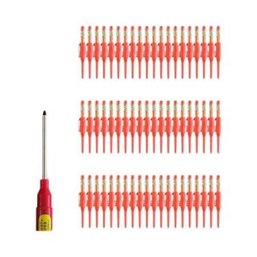 Imagem de Conjunto De Canetas Marcadoras De Ponta Longa De 45mm Para Carpinteiro