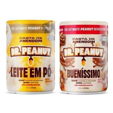 Imagem de Kit 2 Pasta de amendoim Dr Peanut 250g Sabores Zero Açucares Sem Glúte