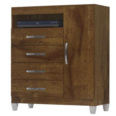 Imagem de Cômoda Sapateira Cannes Malbec - Incorplac