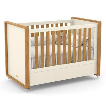 Imagem de Berço Americano Tutto New Off White/Freijó - Matic Móveis, Off White/F