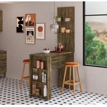 Imagem de Bancada Luna com Painel Greta para Cozinha - IRM