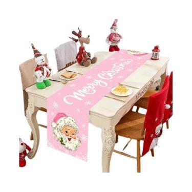 Imagem de Caminho De Mesa Feliz Natal Papai Noel 2025 Decoração De Festa De Nata