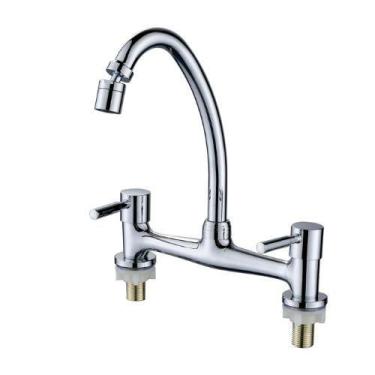 Imagem de Torneira Cozinha Telca XSC-8896 Misturador Comando Duplo Água Quente F