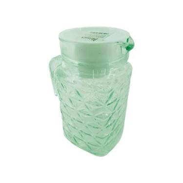 Imagem de Jarra de Vidro Quadrada 600ml com Alça - Aliança