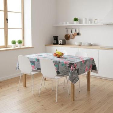 Imagem de Toalha De Mesa Elite Compose Rosas Peça Pronta Vinil PVC - Plast.co
