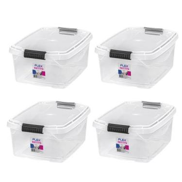 Imagem de Kit 4 Caixa organizadora 6 Litros Sanremo