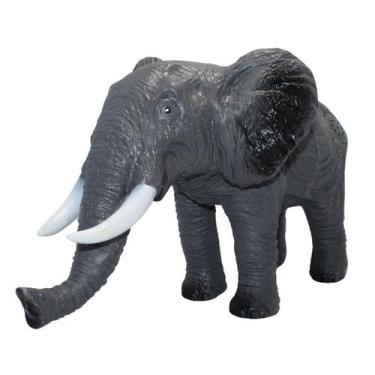Imagem de Brinquedo Animais Borracha Grande Macio Com Som Mod:Elefante - SACKS