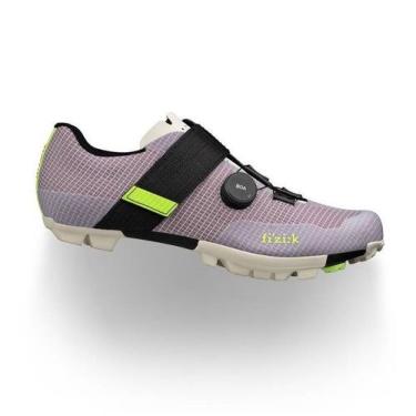 Imagem de Sapatilha MTB Fizik Vento Ferox Carbon, Branco, Lilás, 39 BR