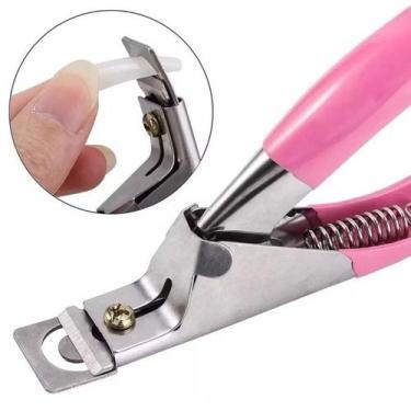 Imagem de Alicate Cortador Unha Nail Postiça Gel Tips Acrílica Acrigel - Real Lo