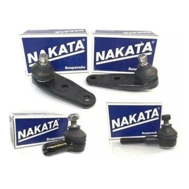 Imagem de Par pivos com terminais gol g2 g3 g4 até 2010 dir mecanica - Nakata