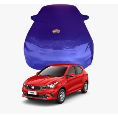 Imagem de Capa de Carro Fiat  Argo Tecido  Lycra Premium - Cadilhe Capas, Azul R