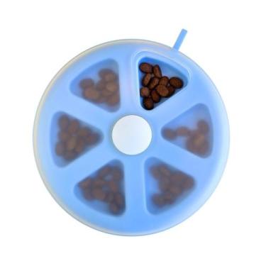 Imagem de Carrossel Tabuleiro Interativo e Comedouro Lento para Cães e Gatos - F