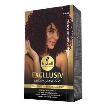 Imagem de Kit Coloração Color Pratic 66.66 - Vermelho Intenso Especial Haskell