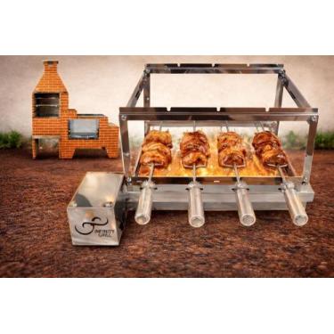 Imagem de Churrasqueira 4 espeto giratorio gira grill - infinity grill