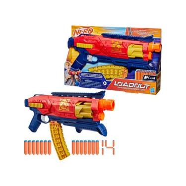 Imagem de Lançador de Dardos Nerf Loadout Shadowspeed Recon - Hasbro 15 Peças
