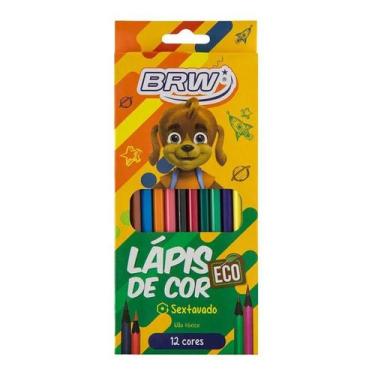 Imagem de Lapis De Cor Reciclado 12 Cores Lp1204 Brw
