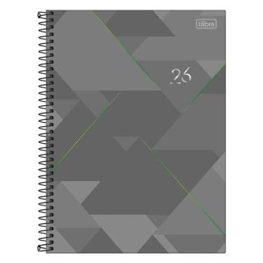 Imagem de Agenda Executiva Espiral Spot 2026 200 Folhas Cinza - Tilibra - Tendtu