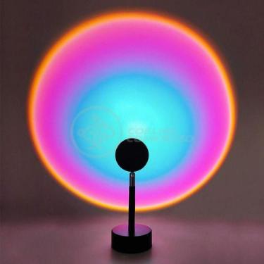 Imagem de Mini Ring Light Sunset Projetor Luminária Arco íris - SMART BRACELET