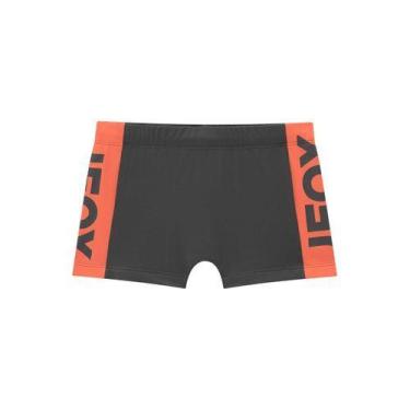 Imagem de Sunga Cinza e Laranja Jfox, 16