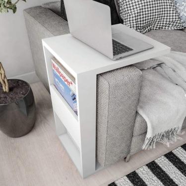 Imagem de Mesa Apoio Book Líder Design Caemmun Branco