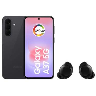 Imagem de Smartphone Samsung Galaxy A37 256GB Preto - 5G + Fone de Ouvido Blueto