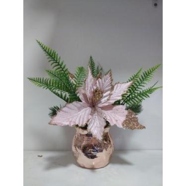 Imagem de Arranjo floral artificial rosa gold - A Moreninha flores