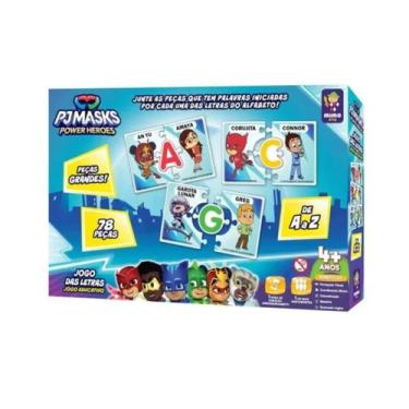 Imagem de Jogo Educativo PJ Mask Jogo das Letras - Mimo Brinquedos