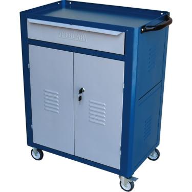 Imagem de Carrinho para Mecânico Fechado com 1 Gaveta 65x41x85cm Capacidade 120kg Fercar Metalúrgica