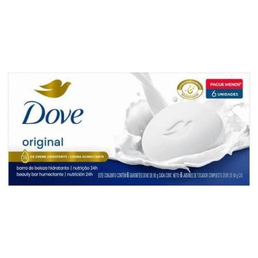 Imagem de Kit Sabonete Dove Original em Barra com 6 unidades