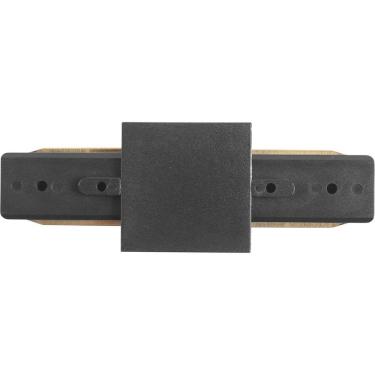 Imagem de Conector Reto para Trilho Eletrificado Encaixe Seguro Preto Tramontina