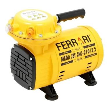 Imagem de Compressor De Ar Direto Mega Jet CMJ-210 Ferrari cor amarelo - Congrat
