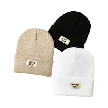 Imagem de Conjunto De Gorro De Malha Para Bebês, Meninos E Meninas, Gorro Macio 