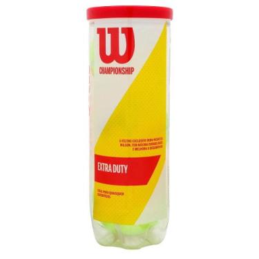Imagem de Bola de Tênis Wilson Championship Extra Duty 3 Unidades Verde, Verde, 