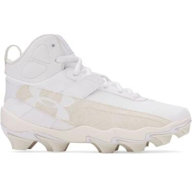 Imagem de Tênis de Beisebol Under Armour Harper 10 Infantil, Branco, 36