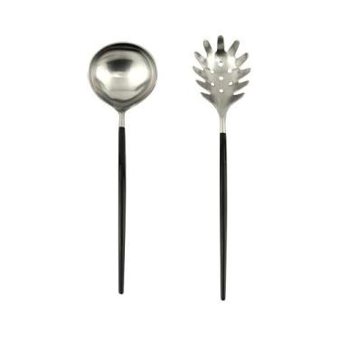 Imagem de Conjunto Pegador E Colher Para Massa Inox 2 Peças - ROJEMAC