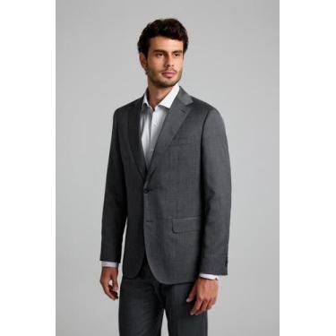 Imagem de Terno Slim Fit Polilã Premium Liso - HIGHSTIL, 50M, Grafite