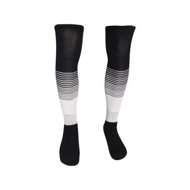 Imagem de Meião Futebol, MEIAS HENSOU, Profissional Degrade, Preto/Branco, 37/44