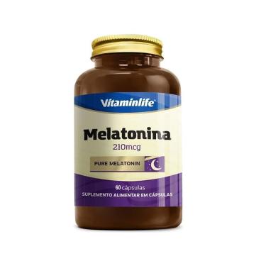 Imagem de Melatonina 210mcg - 60 Cápsulas - VitaminLife