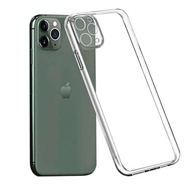 Imagem de Capa macia slim Crystal Clear Glitter para iPhone 11 Pro Max 13 12 Mini X XS XR 8 Plus 7 6S SE 2020 Acessórios de capa de telefone de luxo, capa boa transparente, para iPhone 6S Plus