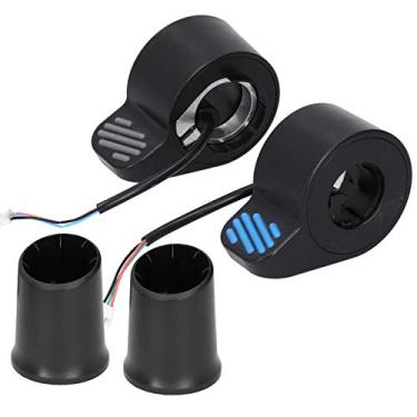 Imagem de Keenso Scooter elétrico, controle universal de velocidade do acelerador de polegar, para XIAOMINinebot ES2, acelerador de acelerador de polegar esquerda direita, conjunto de scooter, scooter elétrico