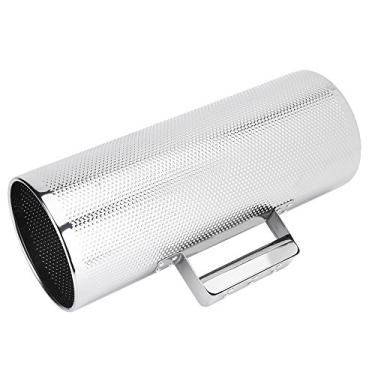 Imagem de Tbest Guiro Musical LP, instrumento de percussão de aço inoxidável, 13 x 30 cm com raspador