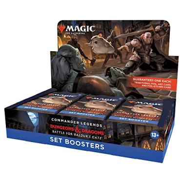 Imagem de Magic The Gathering - Caixa de Boosters da Coleção de Commander Legends: Batalha pelo Portal de Baldur | 18 boosters (270 cards de - Inglês, Multicolor