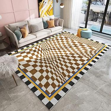 Imagem de Tapetes de área grande para decoração de interiores para meninos e meninas, quarto de crianças, tapete de chão antiderrapante de fibra de poliéster, tapete de ioga, sofá de veludo de cristal sem pelos para sala de estar