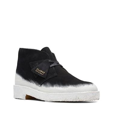 Imagem de Clarks Men's Originals Desert Boot 221 Limited Edition Made in PORTUGAL (Mediam, Black/White, numeric_11)