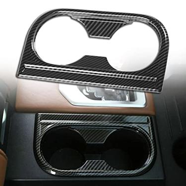 Imagem de FINMOKAL Para 2014-2021 Toyota Tundra Central Control Porta Copo De Água Moldura Decorativa